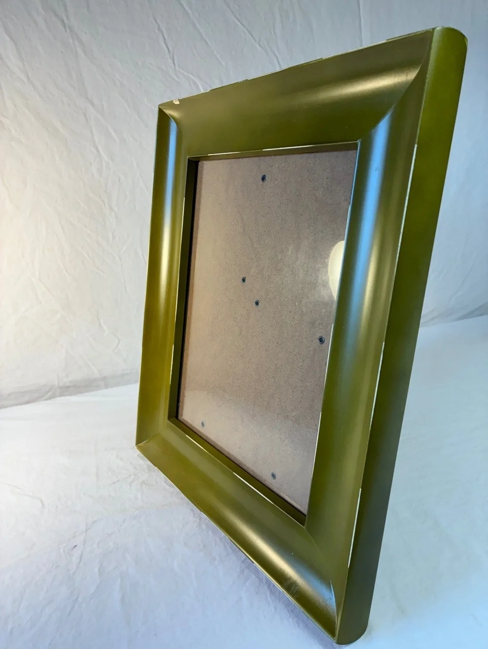 Vintage Olive Green Wood Picture Frame with Stand, 8x10